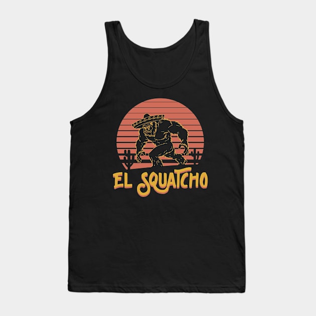 El Squatcho Tank Top by redbarron